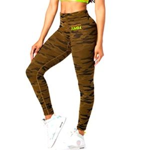 Zumba Now Seamless Ankle Leggings Color: Sand Size: S